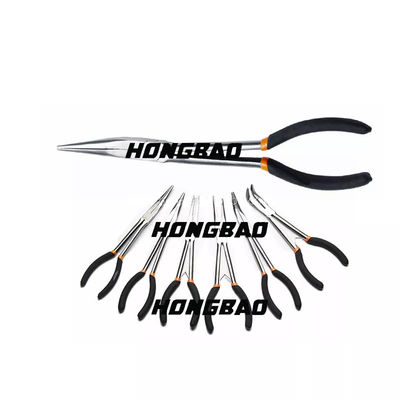 portata lunga Bent Nose Pliers For Jewellery della curva ad angolo della clip da 11&quot; 20 gradi che fa corredo