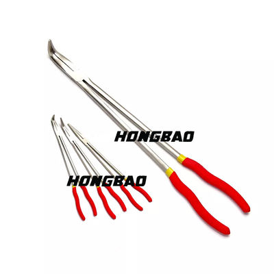 curva ad angolo della clip del naso di Bent Needle Nose Pliers Long da 16&quot; 90 gradi