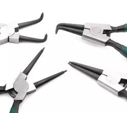 Pinze di anello elastico diritte esterne resistenti dentro Bent Jaw For Ring Remover