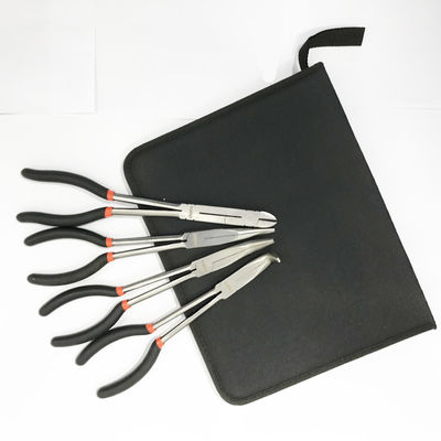 Pinze di naso di ago lunghe del VDE da 45 gradi con la curva della clip di Bent Tip Extra Long Angled