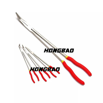 Le pinze di naso di ago di angolo di 45 gradi lungamente raggiungono Bent Chain Nose Pliers 16&quot;