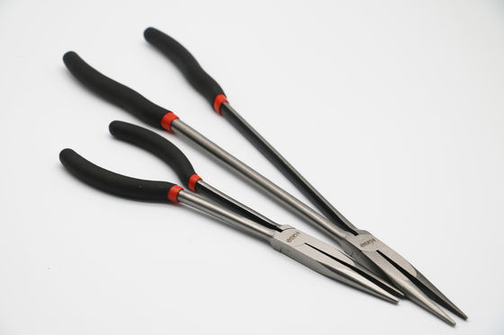 Le pinze di naso di ago di angolo di 45 gradi lungamente raggiungono Bent Chain Nose Pliers 16&quot;