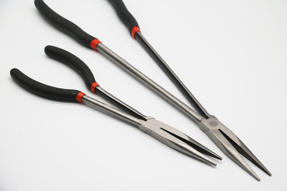 Le pinze di naso di ago di angolo di 45 gradi lungamente raggiungono Bent Chain Nose Pliers 16&quot;