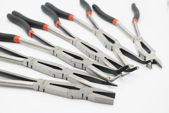 13&quot; lungamente pinze extra-lunghe diritte unite del doppio X di Bent Needle Nose Pliers Vde