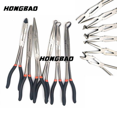 280mm 11&quot; 13&quot; pinze lunghe di portata raddoppiano la tenuta unita del cavo della clip della metropolitana del tubo flessibile di X 8mm