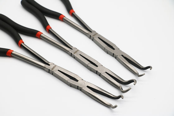 280mm 11&quot; 13&quot; pinze lunghe di portata raddoppiano la tenuta unita del cavo della clip della metropolitana del tubo flessibile di X 8mm