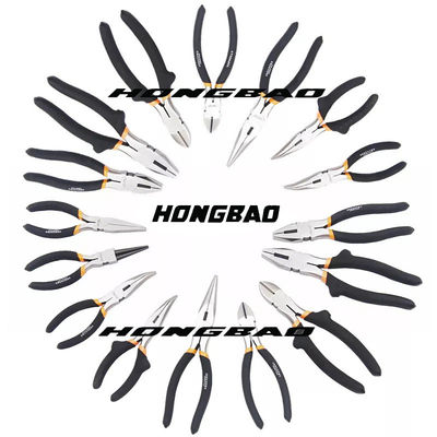 45#Carbon maniglie immersa d'acciaio 6&quot; 8&quot; su spalla non standard Bent Nose Diagonal Combination Pliers di tipo americano