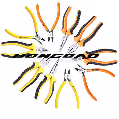 45#Carbon maniglie immersa d'acciaio 6&quot; 8&quot; su spalla non standard Bent Nose Diagonal Combination Pliers di tipo americano