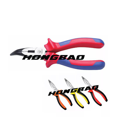 La piccola goccia gialla isolata standard della pinza di combinazione ha forgiato le prese molle ergonomica 6&quot; 7&quot; 8&quot;