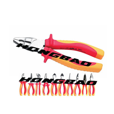 6 7 8&quot; pinze di combinazione del bordo dell'aumento isolate VDE dell'insieme di strumenti degli elettricisti parteggiano guardalinee Pliers della taglierina