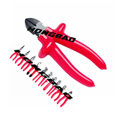 6 7 8&quot; tensione 1000V hanno isolato il guardalinee tagliato elettrico immerso Plier di CA della presa della maniglia delle pinze di plastica CR-V 1000V di combinazione