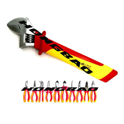 6 7 8&quot; pinza del VDE di combinazione hanno messo la pinza tagliente elettrica di CA della maniglia di plastica della presa 1000V