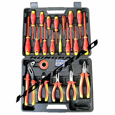 22 pc imballano le pinze elettriche di CA della presa della maniglia 1000V del set di strumenti molle comodo del VDE