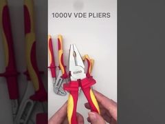 gli attrezzi per bricolage del VDE 1000V hanno messo 200mm che le pinze di spogliatura a 8 pollici del conduttore isolato cablano la piegatura